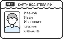 карта водителя